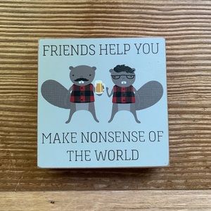 New Buffalo Plaid Beaver Wall Decor